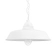 16" Rochester, 200-White, WGG-Wire Guard, FST-Frosted Glass, CSW-White Cloth Cord