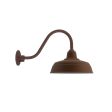 13" Bomber, 605-Rust, G11 Gooseneck Arm