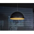 28" Loma, 106-Matte Black, 940- Painted Aged Copper, Standard Black Cord, 42" Cable Cord