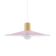 15" Conoco LED, 790-Lavender, Ash Wood, CSW-White Cloth Cord, Dome Lens