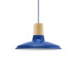 12" Marathon LED, 700-Royal Blue, Ash Wood, CSUW-Blue & White Cloth Cord