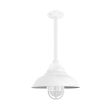 14" Chicago LED, 200-White, CGG-Standard Cast Guard, FST-Frosted Glass
