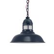 16" Outback, 705-Navy, FST-Frosted Glass, CRZ-Red Chevron Cord
