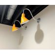 8" Fire Chief Sign Light, 570-Sunflower, G11 Arm, 980- Brushed Aluminum | Customer Submission