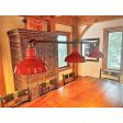 Dino 3-Light, 400-Barn Red, 30" Stem, 615-Oil Rubbed Bronze, 24" Arms | Customer Submission