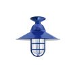 14" Syracuse, 700-Royal Blue, CGG-Standard Cast Guard, RIB-Ribbed Glass
