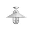 16" Syracuse, 975-Galvanized, TGG-Heavy Duty Cast Guard, RIB-Ribbed Glass