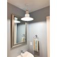14" Cherokee Uplight Pendant, 200-White, Standard White Cord, Frosted Glass | Customer Submission