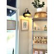 8" Austin Wall Sconce, 100-Black | Located: The Daley Trade, Titusville, FL
