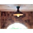 14" Avalon Nautical Flush Mount, 995-Raw Copper, 100-Black Mount, No Guard, Clear Glass | Customer Submission