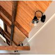 Acorn LED Schoolhouse Sconce, 106-Matte Black, Clear Glass | Photo Courtesy of Customer