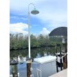 16" The Original™ Nautical LED Post Mount, 370-Mint, TGG-Heavy Duty Cast Guard, 200-White, 10ft Smooth Direct Burial Pole, 200-White | Photo Courtesy of Pine Island Kayaks