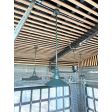 18" Cherokee Uplight Stem Mount, 300-Dark Green, Heavy Duty Canopy, Clear Glass, 24"/36"/48" Stems | Customer Submission