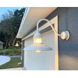 14" Brisbane, 200-White, G11 Arm, Clear Glass, Dawn to Dusk Photocell | Customer Submission