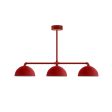 Loma 3-Light Chandelier, 12" Shades, 400-Barn Red