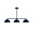 Loma 3-Light Chandelier, 12" Shades, 705-Navy