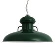30" Laramie LED, 300-Dark Green, CSBB-Black & Brown Cloth Cord