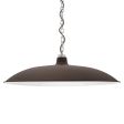 28" Sinclair LED Chain Hung, 615-Oil-Rubbed Bronze, CSBB-Black & Brown Cloth Cord