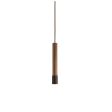 15" Alto, 615-Oil-Rubbed Bronze, Walnut Wood, CSBB-Black & Brown Cloth Cord