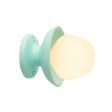 Kao Wall Mount Light, 370-Mint, Shown with Enno LED Tala Lamp