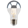 LED Silver Bowl A19 700 Lumen Bulb   - On