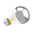 LED Silver Bowl A19 700 Lumen Bulb
