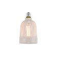 LED Ribbed R32 500 Lumen Bulb - On