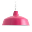 42" Avalon, 490-Magenta, Mounting in 100-Black, CSBP-Black & Pink Cloth Cord