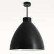Oxford LED Stem Pendant Light, 100-Black