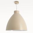 Oxford LED Studio Pendant Light, 630-Beige, Creme Cloth Cord