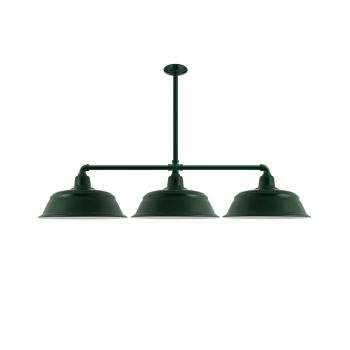 Bomber 3-Light, 300-Dark Green, 18" Arms