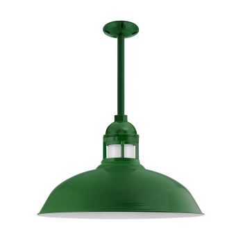 20" Outback LED, 307-Emerald Green, FST-Frosted Glass