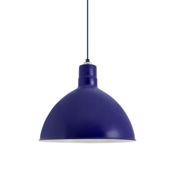 20" Wilcox, 750-Porcelain Cobalt Blue, Royal Blue Cloth Cord