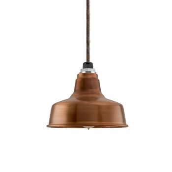 8" Esso, 996-Natural Weathered Copper, CSBB-Black & Brown Chevron Cord