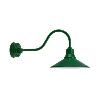 16" Aero LED, 307-Emerald Green, G22 Gooseneck Arm