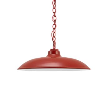 14" Sinclair LED, 400-Barn Red, CSRW-Red & White Cloth Cord
