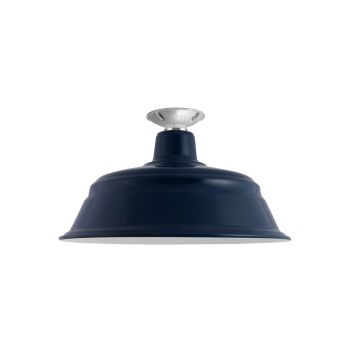 17" Bomber, 705-Navy, Mounting in 975-Galvanized