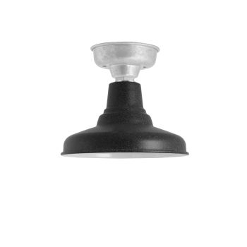 12" Union LED, 805-Charcoal Granite, Mounting in 975-Galvanized