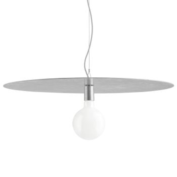 Ellington 30" Pendant, 975-Galvanized, CMG-Grey Cloth Cord, Shown with 40W G40 Bulb