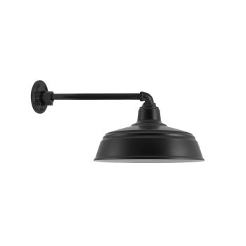 15" Bomber, 100-Black, G1 Straight Arm