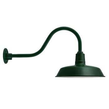 16" The Original™, 300-Dark Green, G22 Gooseneck Arm