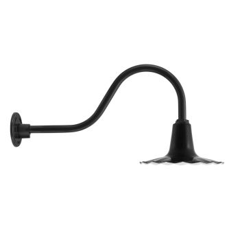 12" Seaside, 100-Black, G22 Gooseneck Arm