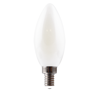 LED Frosted B11 300 Lumen Bulb - On