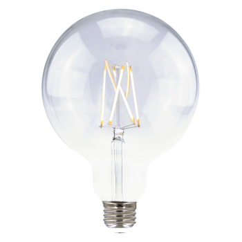 LED Clear G40 500 Lumen Bulb - On