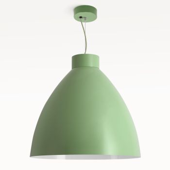 Oxford LED Studio Pendant Light, 320-Fern Green, Fern Green Cloth Cord