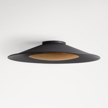 20" Carver LED Wooden Diffuser Light, 805-Charcoal Granite, Oak Wood Diffuser