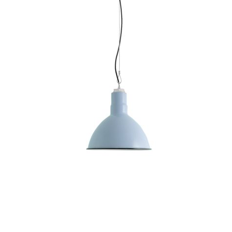 10" Wilcox Studio Light, 765-Porcelain Delphite, SBK-Standard Black Cord
