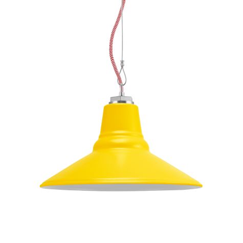 14" Aero Studio Light, 500-Buttery Yellow, CRZ-Red Chevron Cord