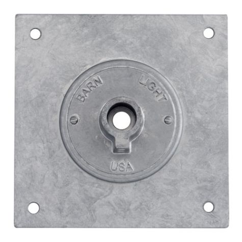 Heavy Duty Backing Plate, 975-Galvanized