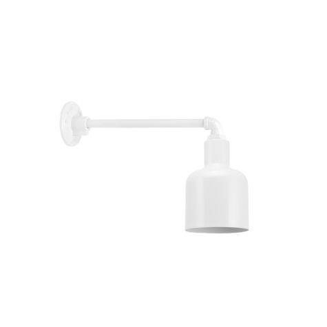 Tuscany Gooseneck Arm, 200-White, G1 Straight Arm